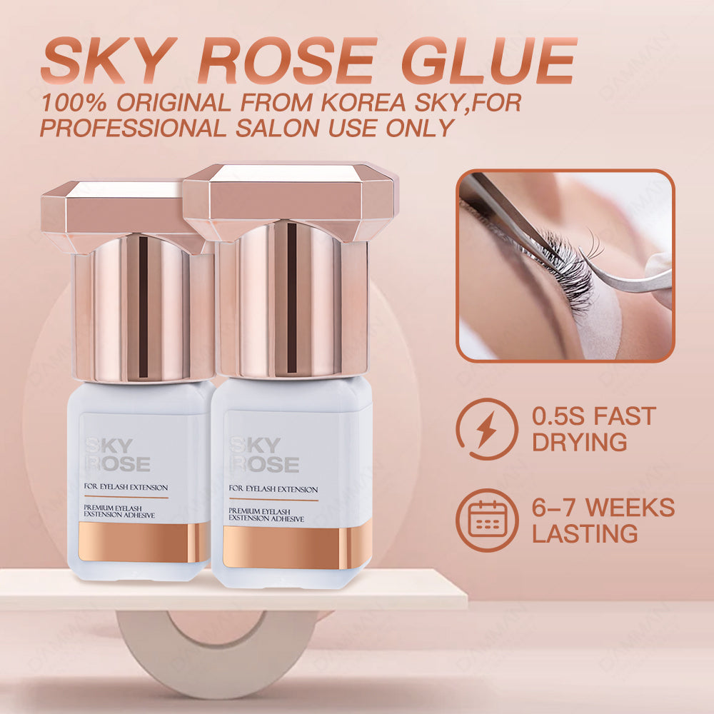 SKY Rose Glue 0.5s Fast Drying Black Lash Adhesive
