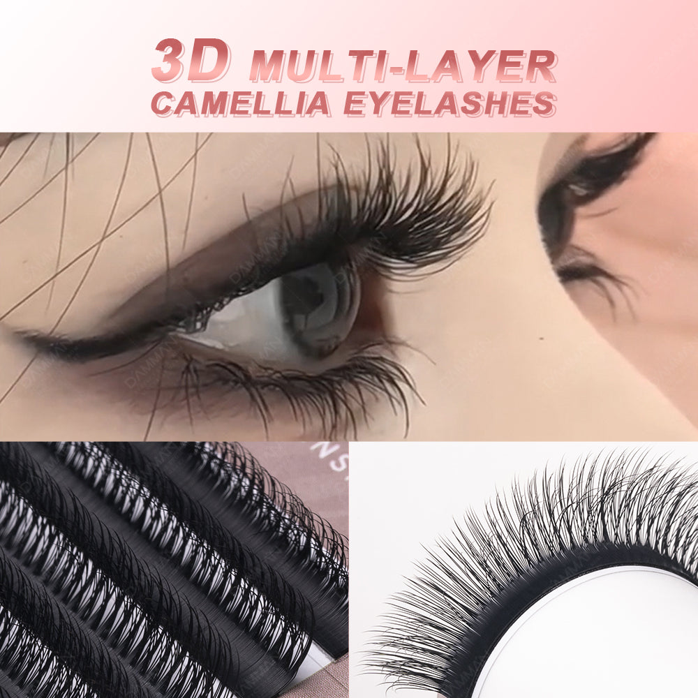 DAMMAN 0.07 LC 3D Multi-Layer Camellia Eyelash Extensions