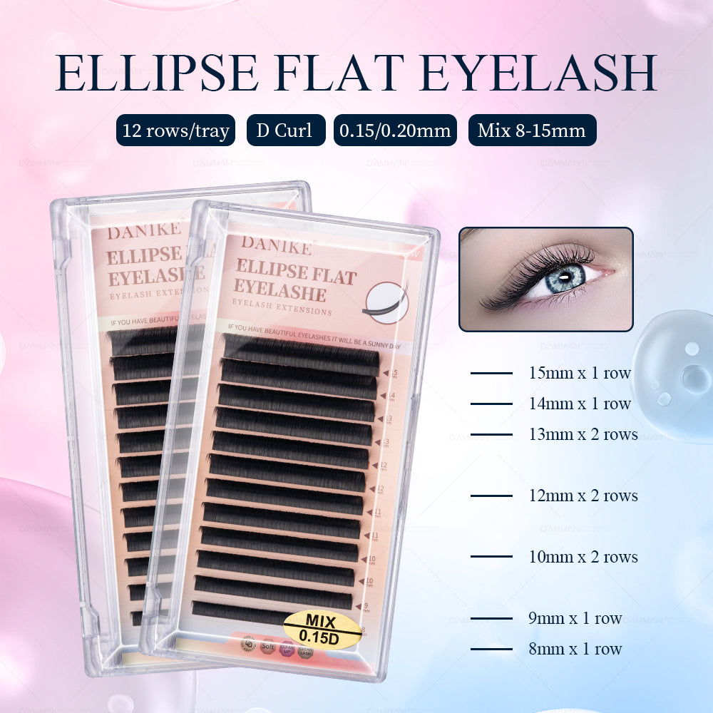 DANIKE Ellipse Flat Eyelash Extension