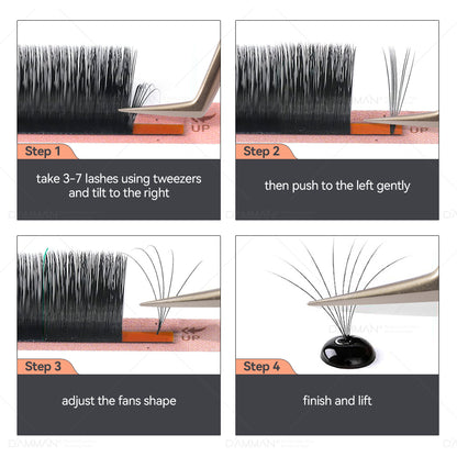 DAMMAN 0.05/0.07 Easy Fans Eyelash Extensions