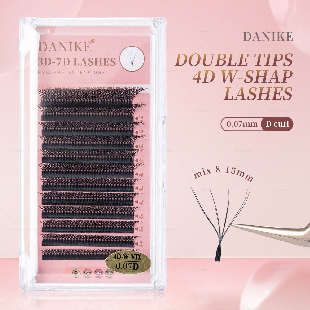 DANIKE 4D W Double Tips Eyelash Extension