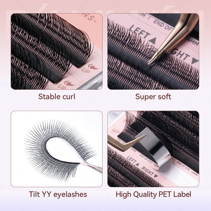 DAMMAN 0.07 D Curl FOX YY Eyelash Extension