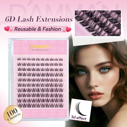 DAMMAN 6D DME-23 Cluster Lash Kit Wide Band and Natural Look