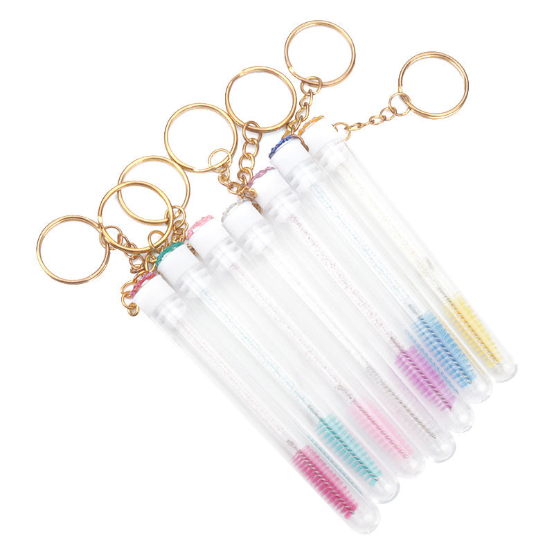 Crystal Brush with Keychain