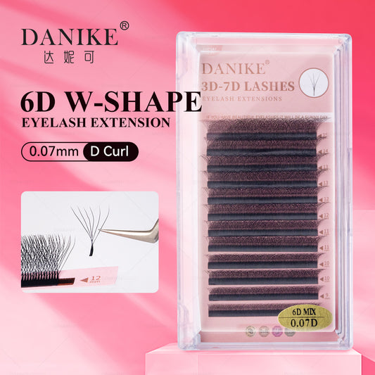 DANIKIE 6D W Eyelash Extension