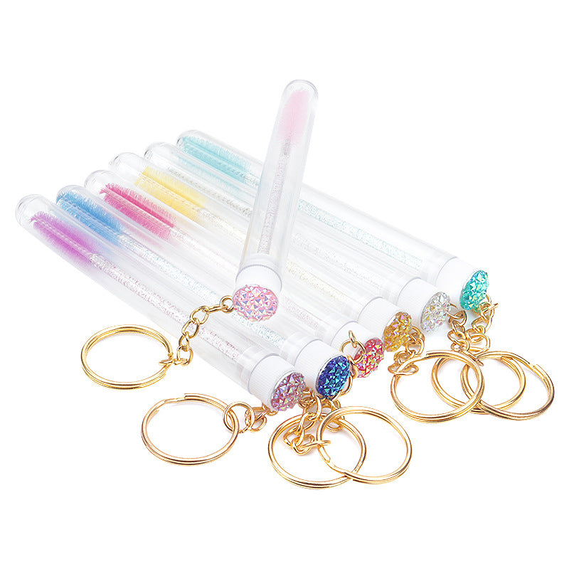 Crystal Brush with Keychain