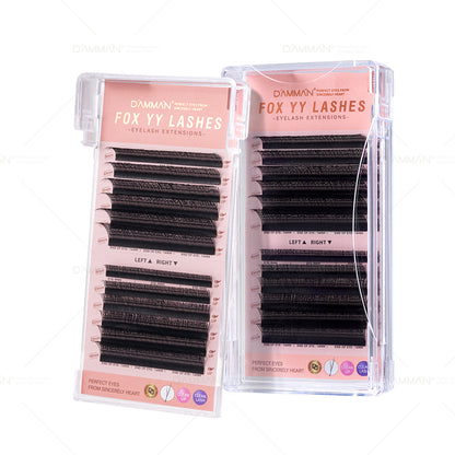 DAMMAN 0.07 D Curl FOX YY Eyelash Extension