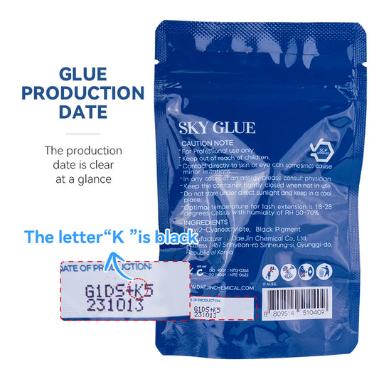 SKY Glue S+ 1-2S Fast Drying Black Cap Eyelash Extension Glue