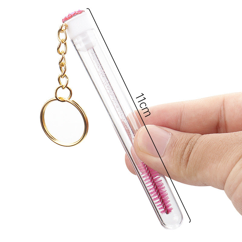 Crystal Brush with Keychain