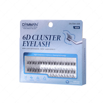 Damman 6D DIY Cluster Lashes 3 Rows (only lash)