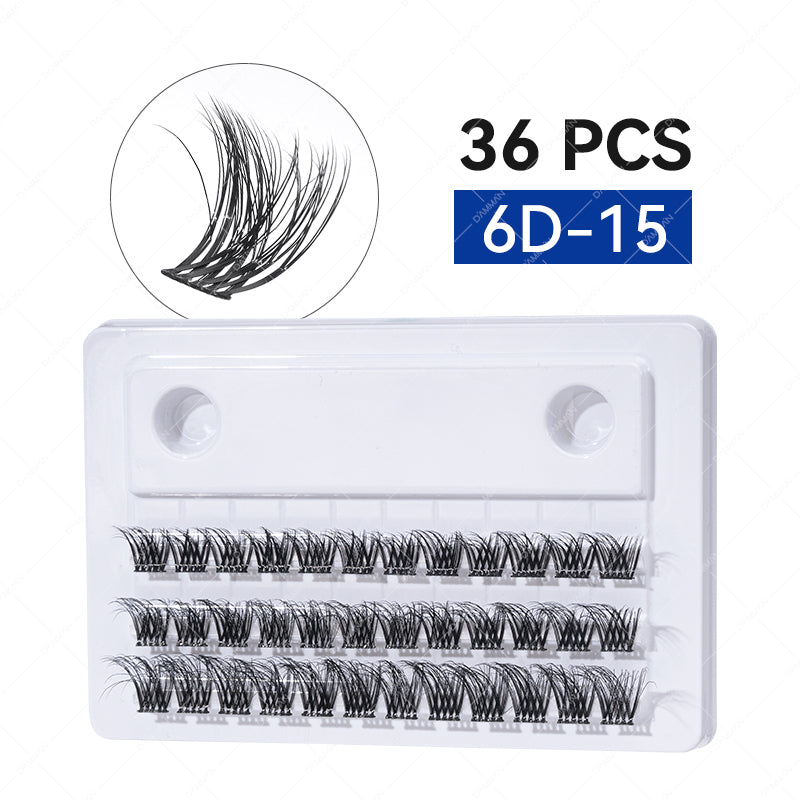 Damman 6D DIY Cluster Lashes 3 Rows (only lash)