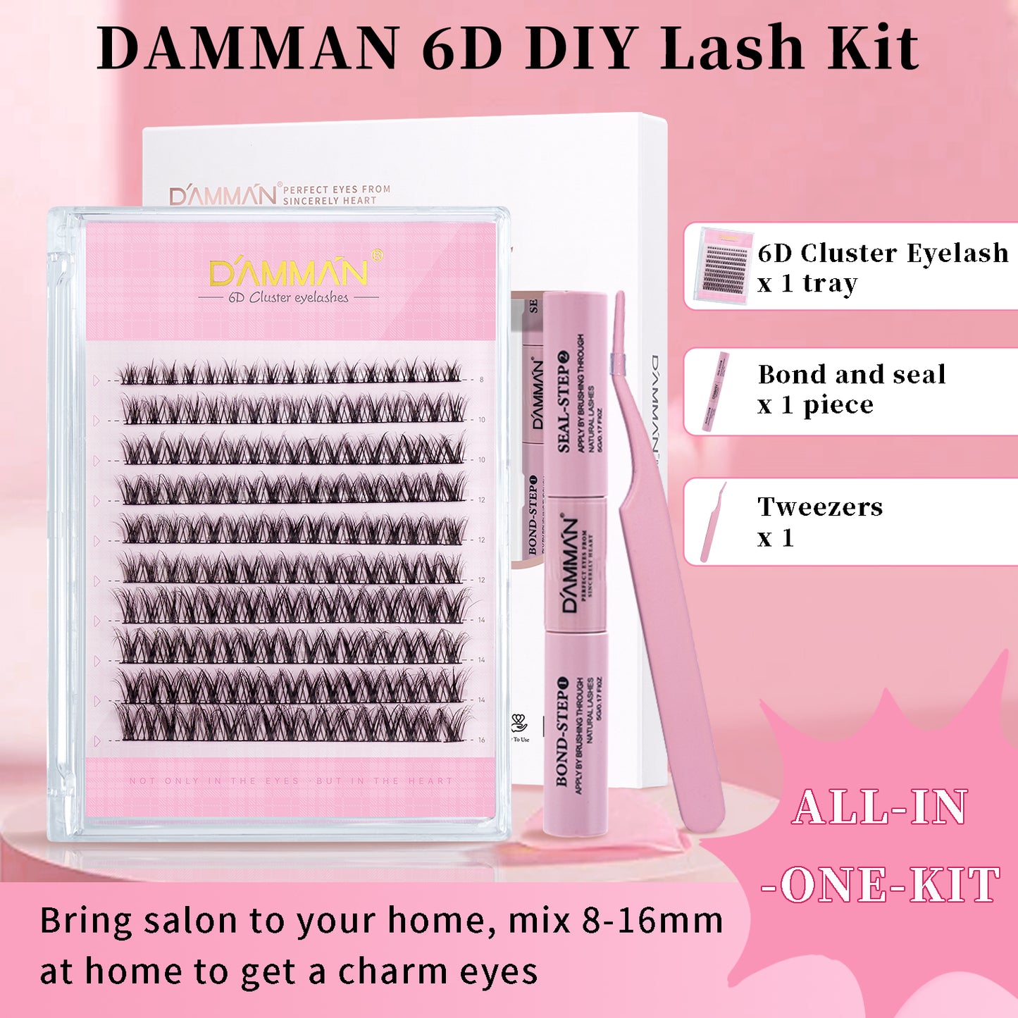 Damman 6D DIY Cluster Lash Kit