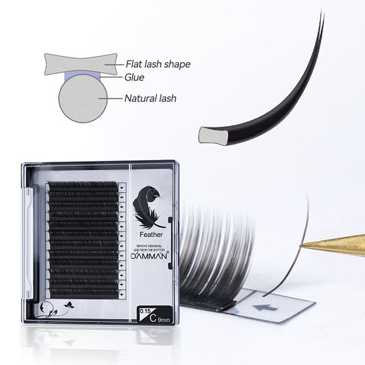 DAMMAN 0.15 Flat Eyelash Extension C D Curl