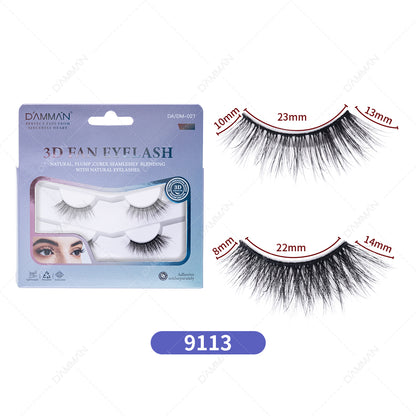 Damman 2 Pairs Half Eyelashes