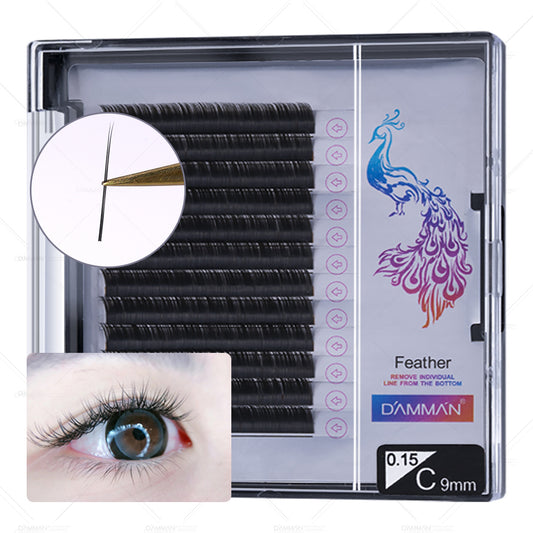 Damman Peacock Feather Eyelash Extension