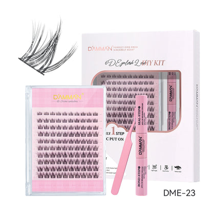 DAMMAN 6D DME-23 Cluster Lash Kit Wide Band and Natural Look