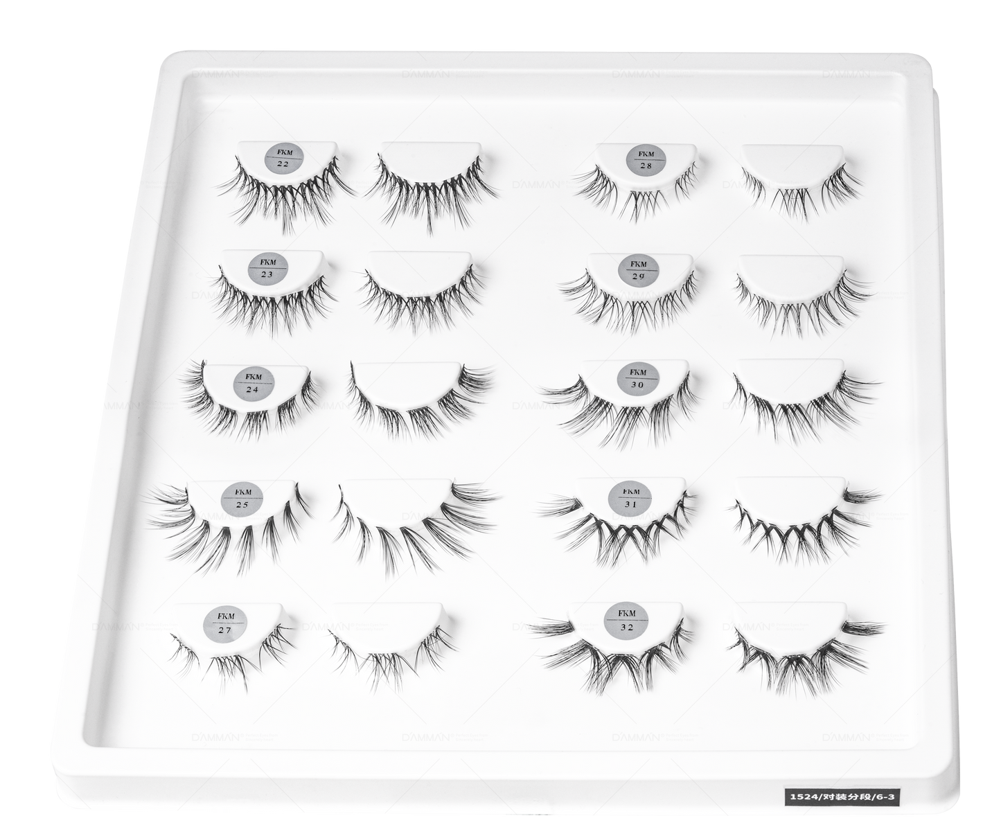 Damman FKM series full strip eyelash