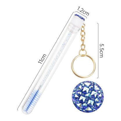 Crystal Brush with Keychain