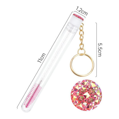 Crystal Brush with Keychain